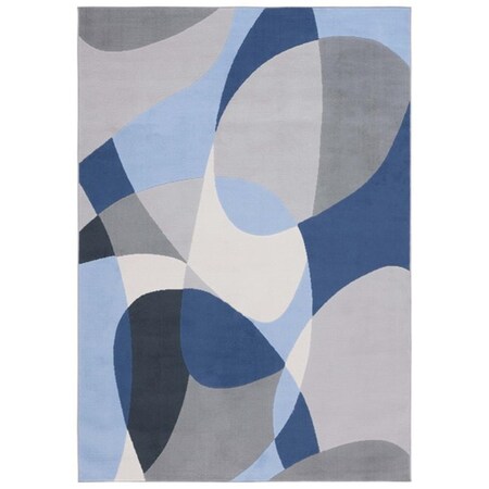Safavieh 9 x 12 ft. Odyssey Modern Power Loomed Rectangle Area Rug Grey & Blue - Navy ODY824H-9